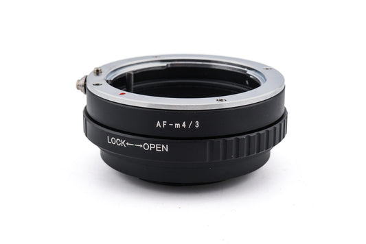 Generic Minolta AF - Micro Four Thirds (MAF - M4/3) Adapter - Accessory