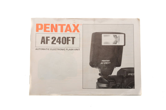 Pentax AF 240FT Instructions