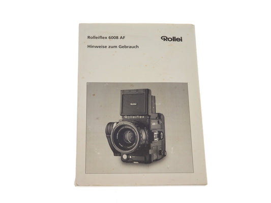 Rollei Rolleiflex 6008 AF Manual - Accessory