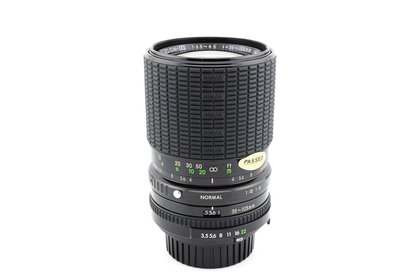 Sigma 35-105mm f3.5-4.5 Zoom-Alpha II Multi-Coated - Lens