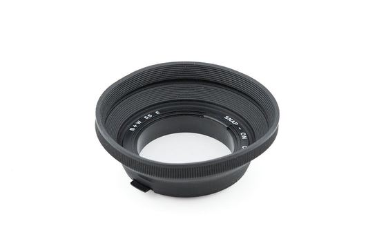 B+W 55mm Snap-On Rubber Lens Hood - Accessory