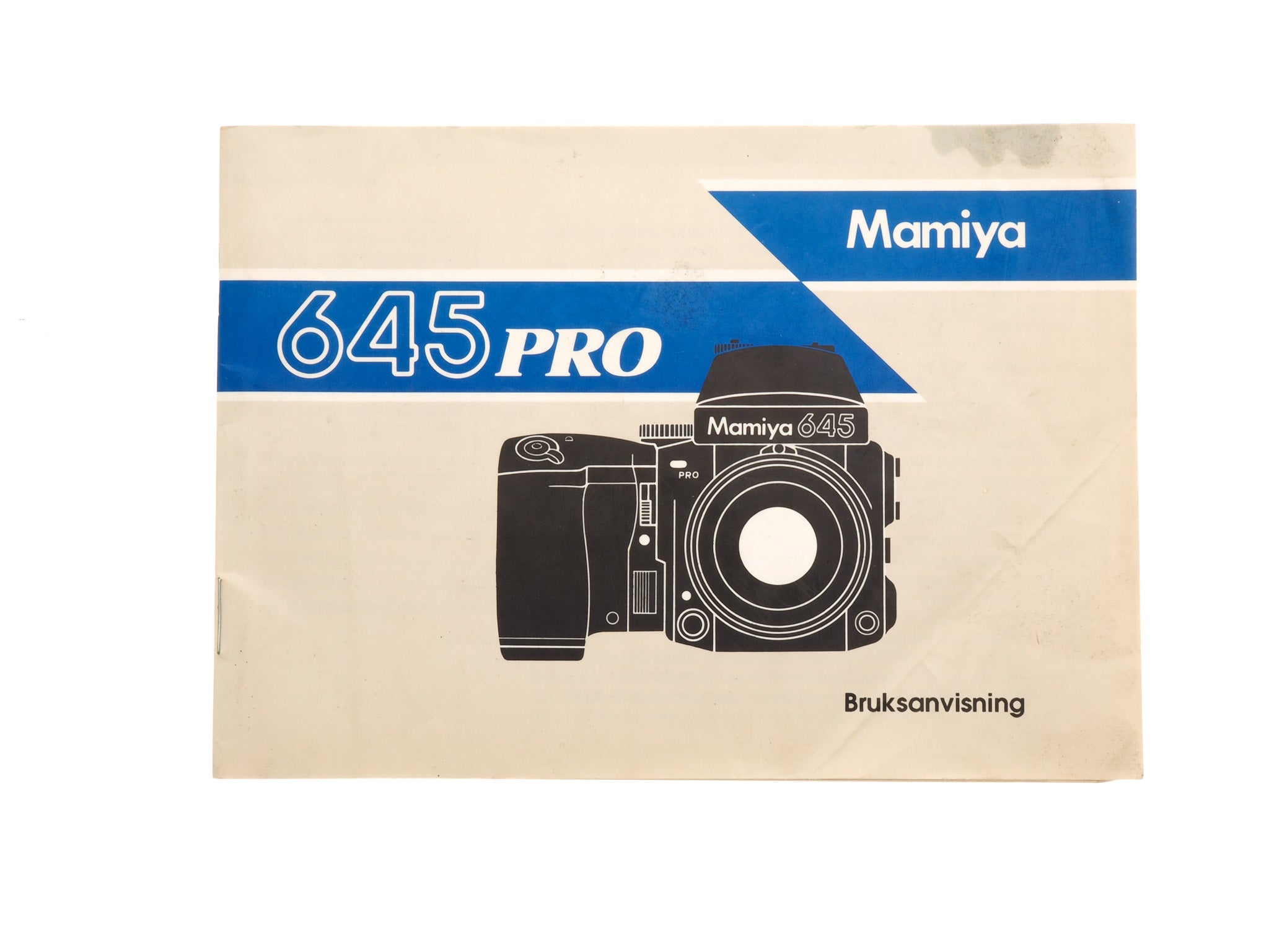 Mamiya 645 Pro Instructions – Kamerastore