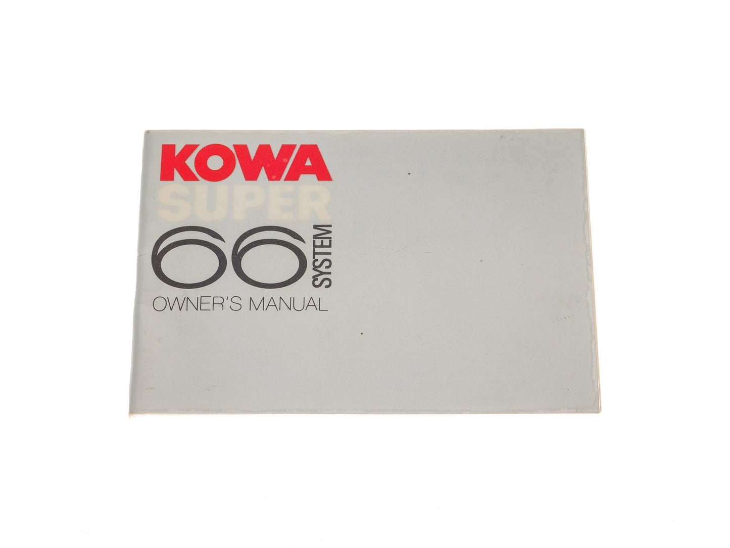 Kowa Super 66 Owner's Manual - Accessory