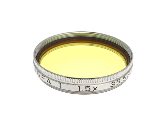 Agfa 35.5mm Yellow Filter 1.5x - Accessory