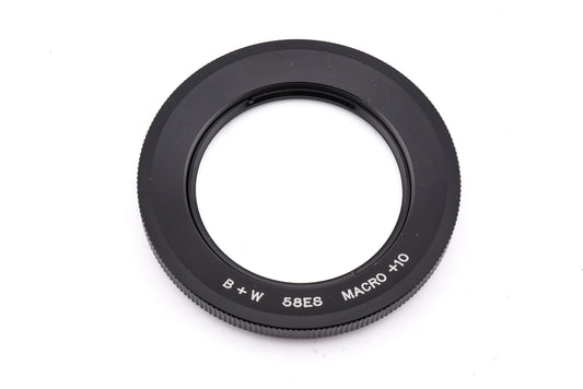 B+W 58mm Close-Up Filter Macro +10 - Accessory