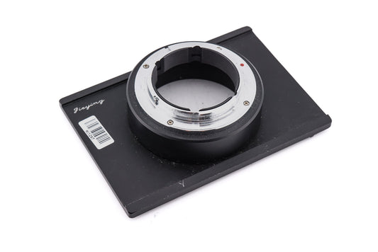 Jieying Horseman 6x9 - Nikon F Adapter - Lens Adapter