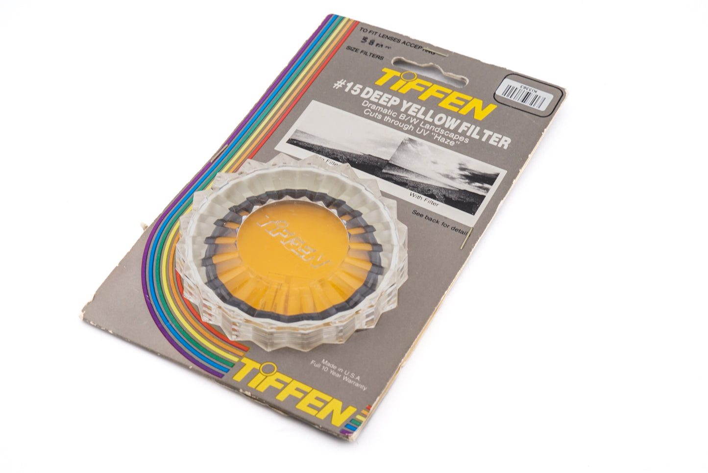 Tiffen 58mm Deep Yellow Filter #15 - Accessory