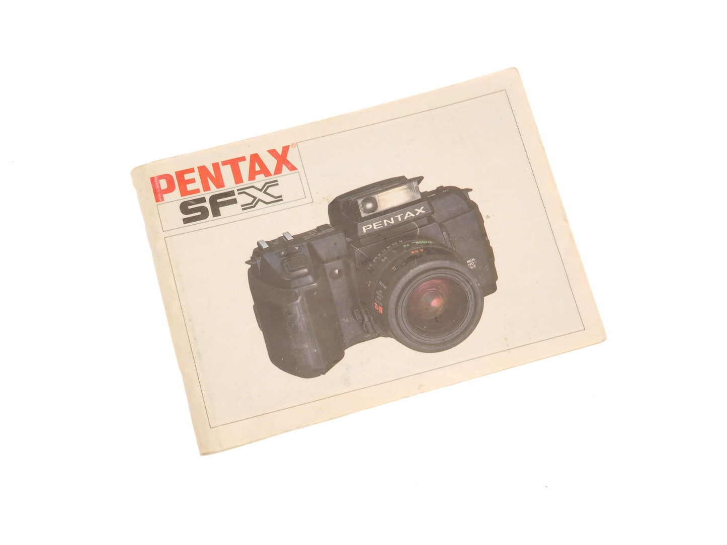 Pentax SFX Manual