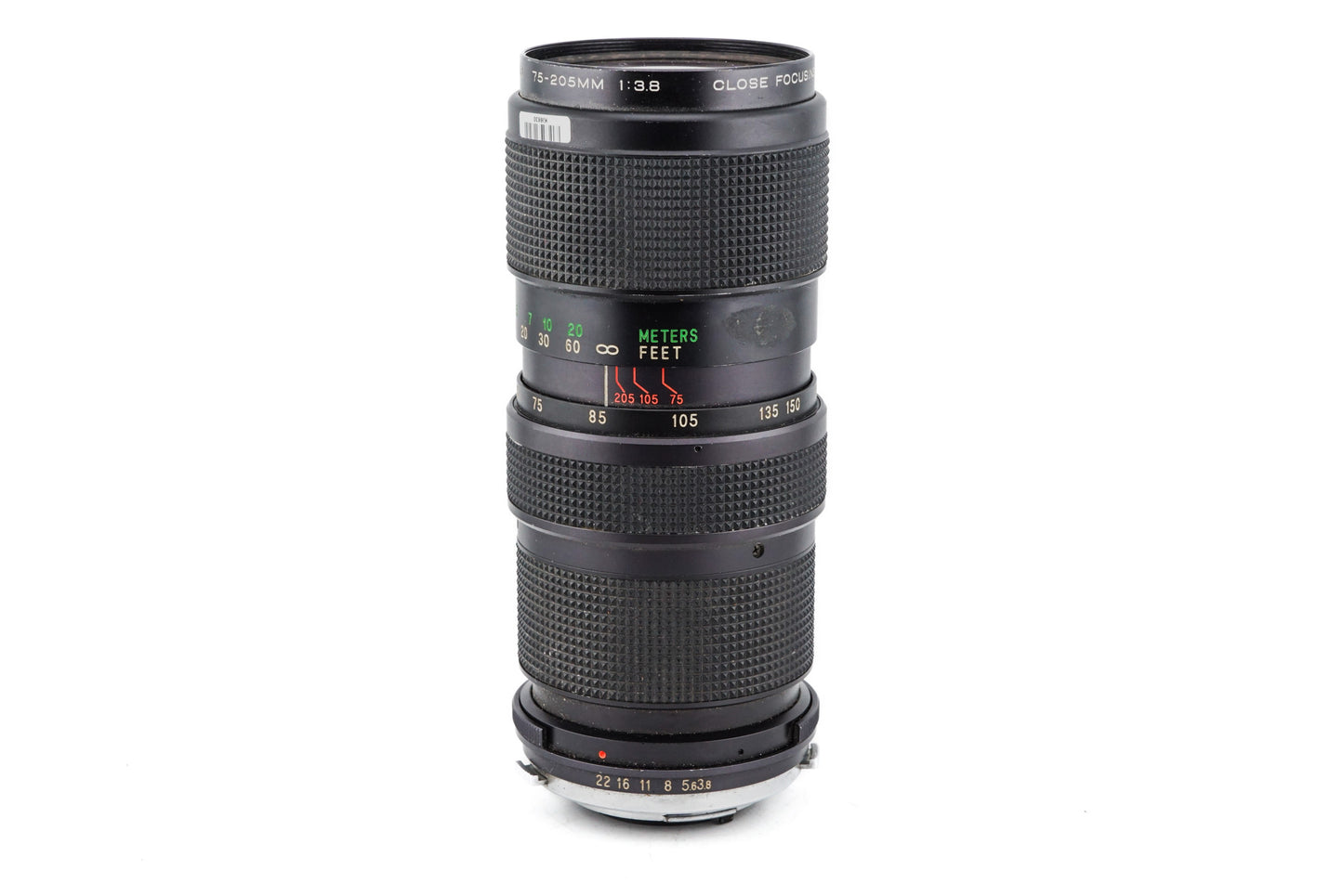 Vivitar 75-205mm f3.8 Close Focusing Auto Zoom - Lens