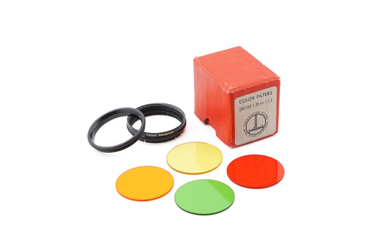 Kern-Paillard Color Filter Set For 25mm f1.4 Switar - Accessory