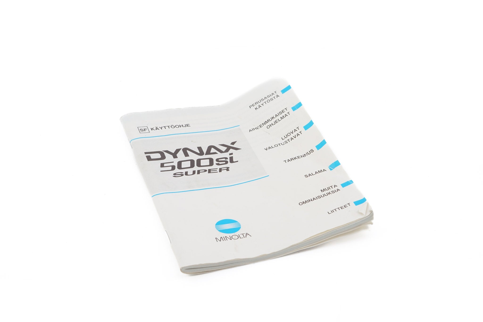 Minolta Dynax 500si Super Instructions - Accessory