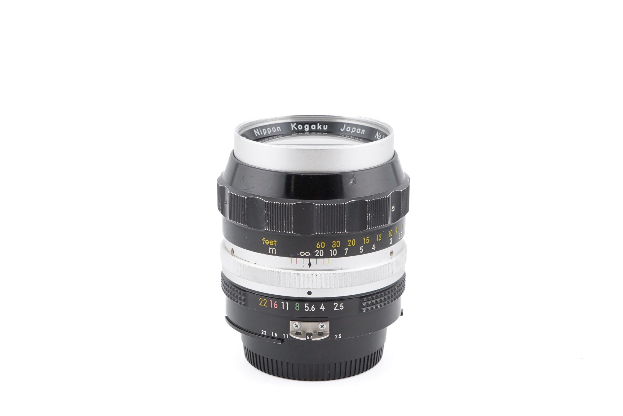 Nikon 105mm f2.5 Nikkor-P Auto AI'd (Silver & Black) - Lens