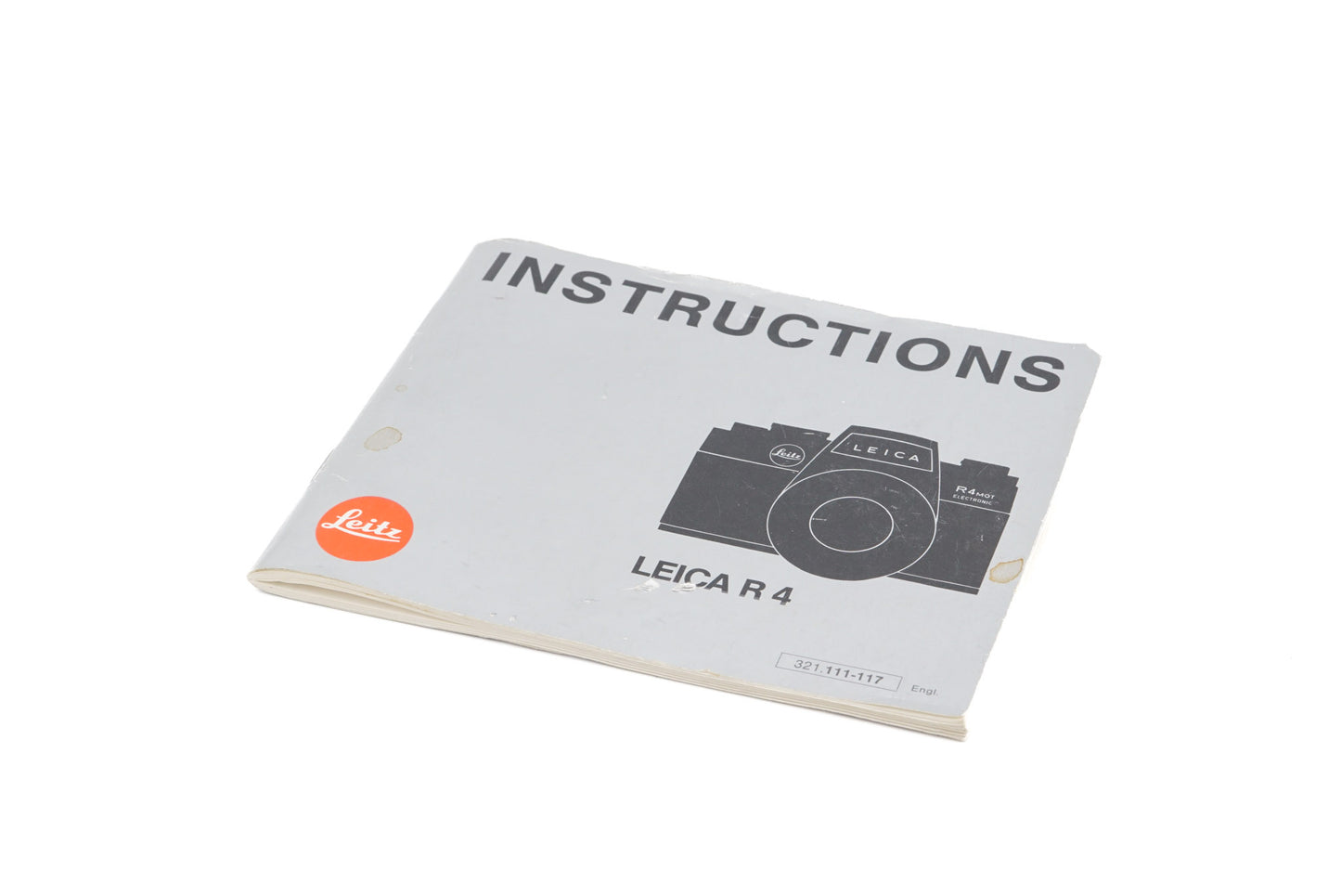 Leica R4-MOT Instructions - Accessory