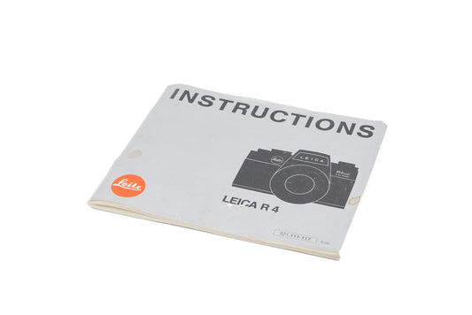 Leica R4-MOT Instructions - Accessory