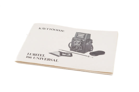 LOMO Lubitel 166 Universal Instructions - Accessory