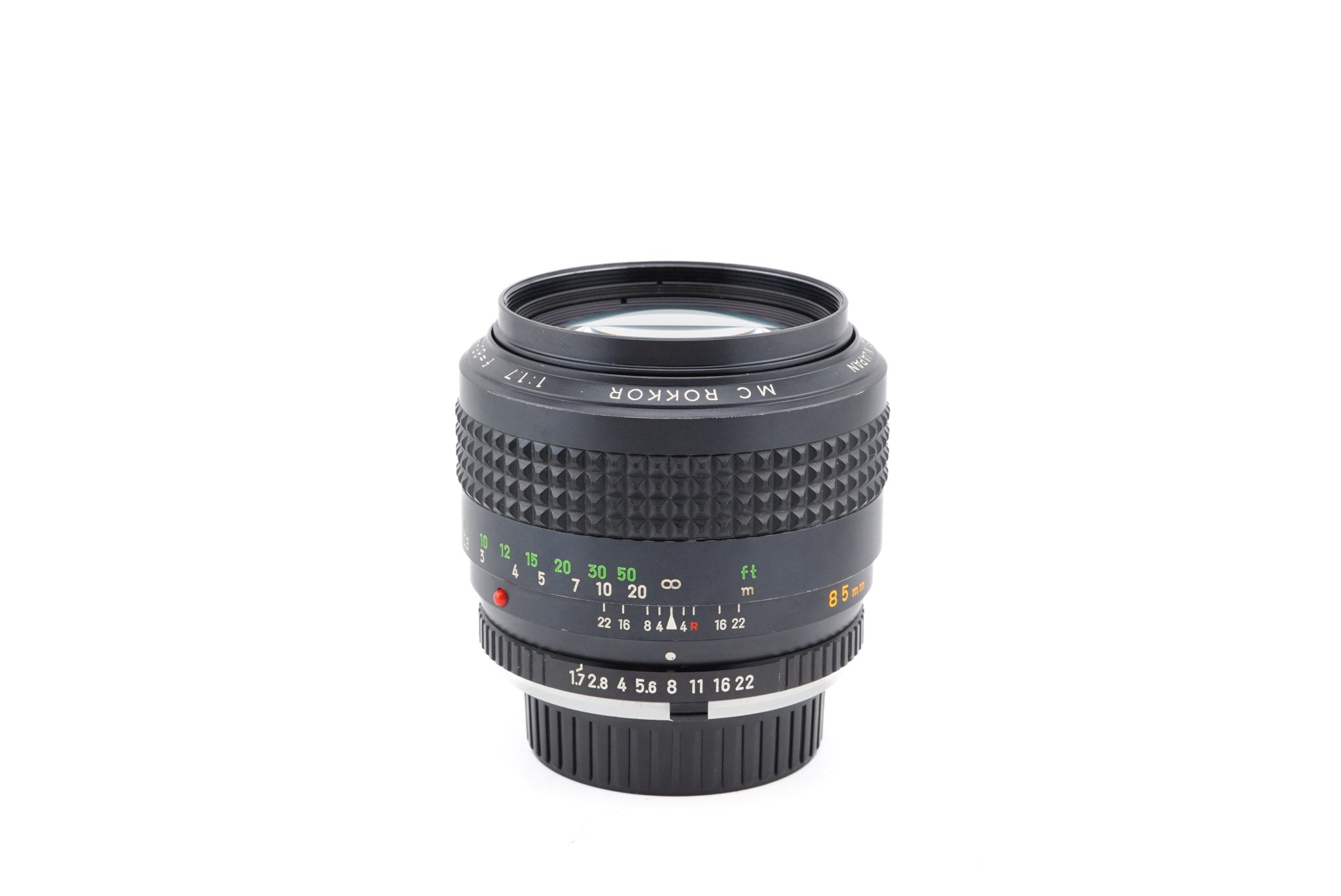 Minolta 85mm f1.7 MC Rokkor - Lens