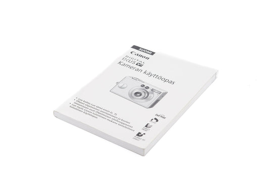 Canon IXUS v3 Instructions