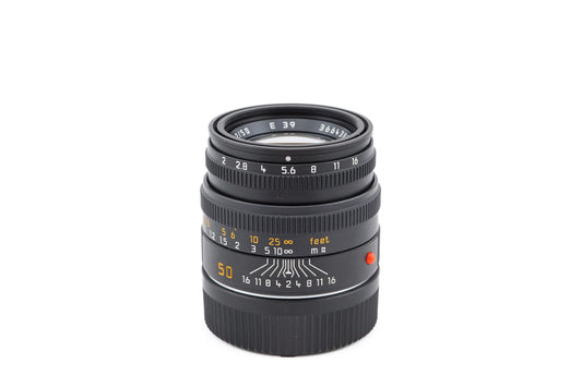 Leica 50mm f2 Summicron-M (Type V) (Black, 11826 / 11719) - Lens