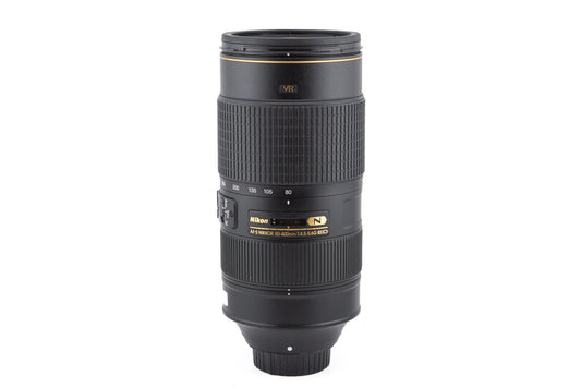 Nikon 80-400mm f4.5-5.6 AF-S Nikkor G ED N VR - Lens