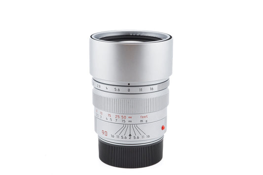 Leica 90mm f2 Summicron-M (Type III) (Silver, 11137) - Lens