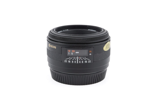 Yashica 50mm f1.8 AF - Lens