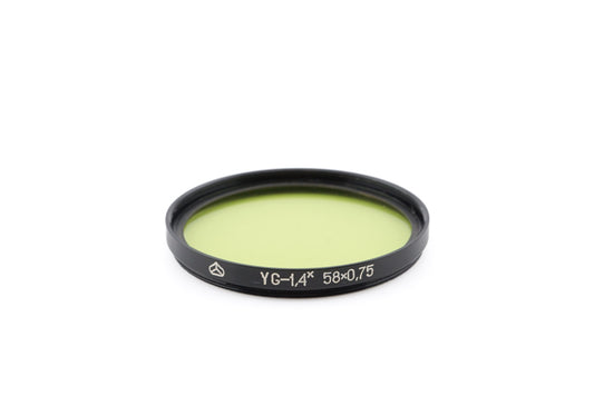 Arsenal 58mm Yellow-Green Filter YG-1.4x - Accessory