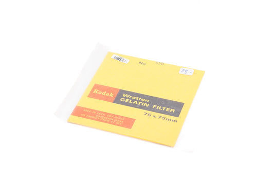Kodak 75 x 75 mm Color Correction Filter Wratten Gelatin 85B - Accessory