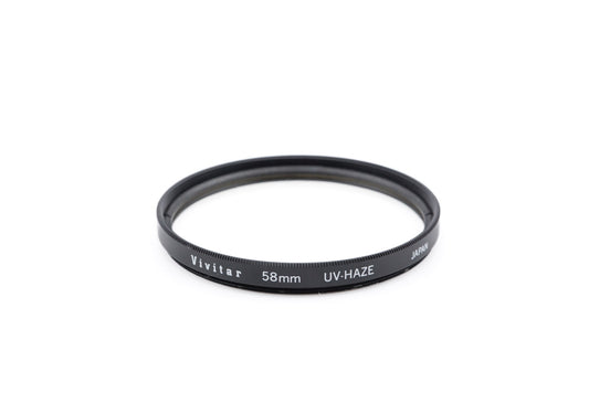 Vivitar 58mm UV Haze Filter - Accessory