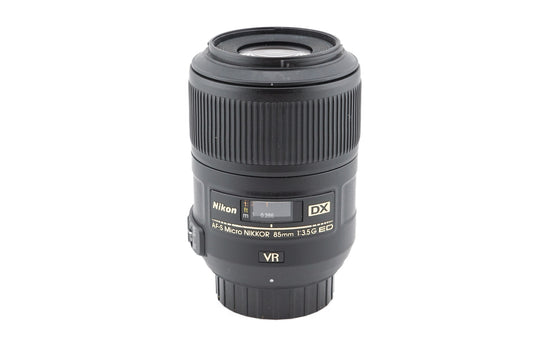 Nikon 85mm f3.5 AF-S Micro Nikkor G ED VR - Lens