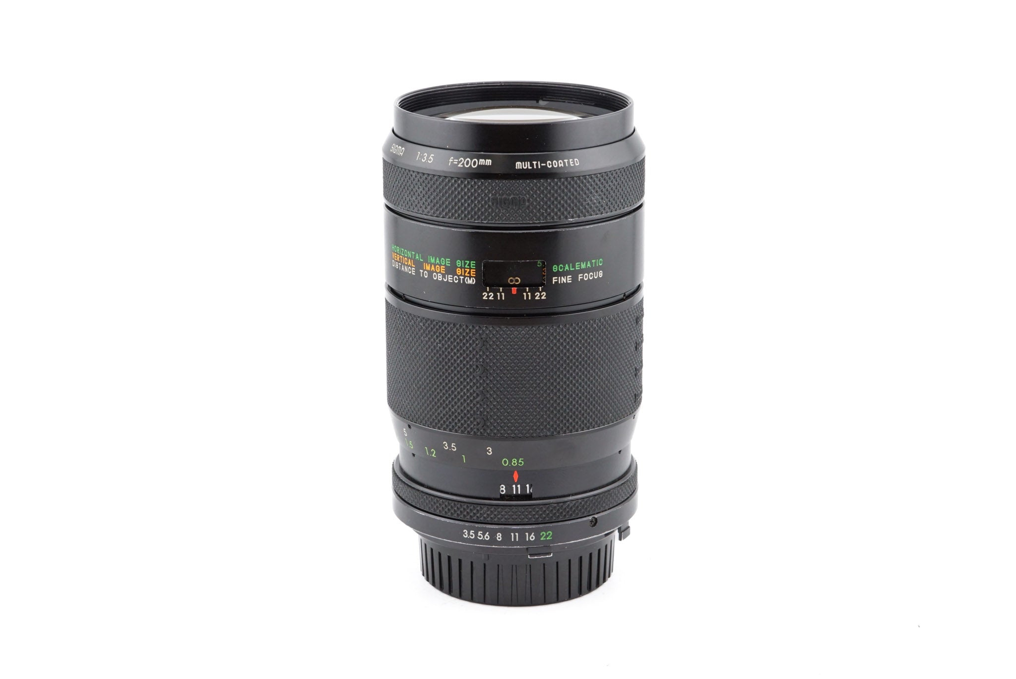 Sigma 200mm f3.5 Scalematic - Lens