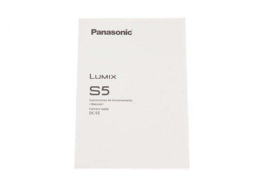 Panasonic Lumix DC-S5 Instructions