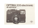 Agfa Optima 335 Instructions