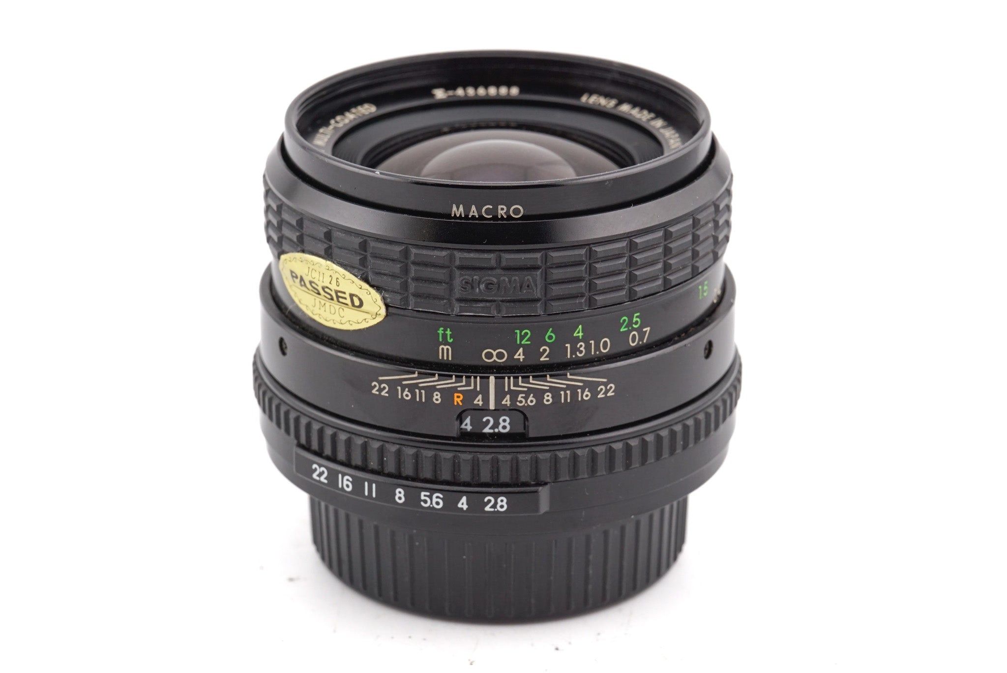 Sigma 28mm f2.8 Mini-Wide - Lens