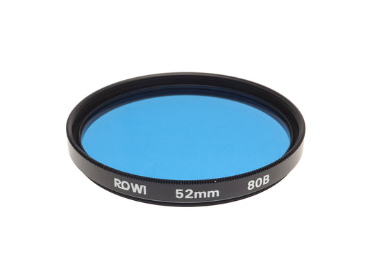 Rowi 52mm Color Correction Filter 80B - Accessory