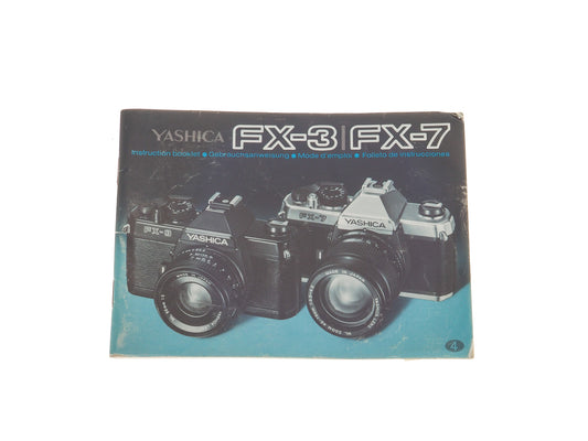 Yashica FX-3/FX-7 Instructions - Accessory