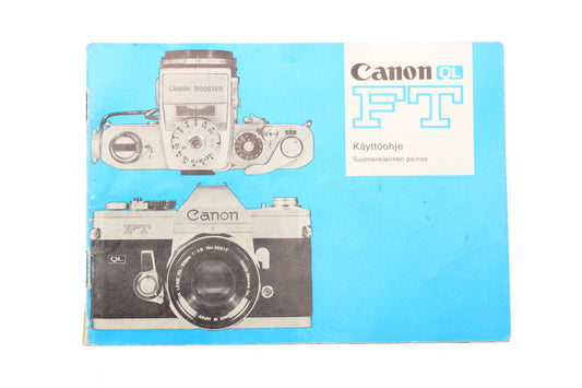 Canon FT QL Instructions