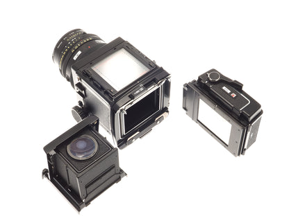 Mamiya RB67 Pro SD + 120 Pro-SD 6x7 Film Back + 127mm f3.5 L K/L + Waist Level Finder