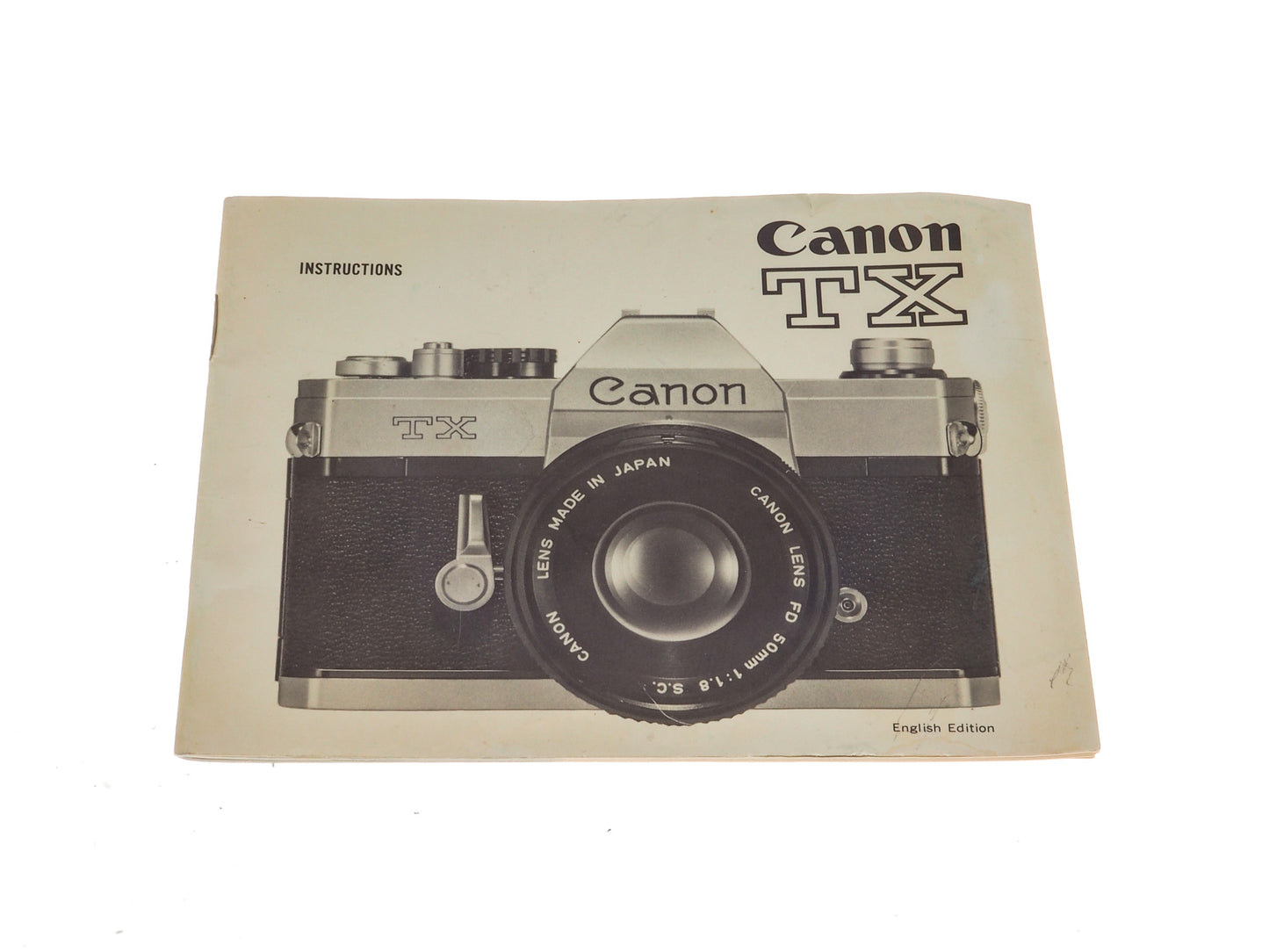 Canon TX Intructions - Accessory