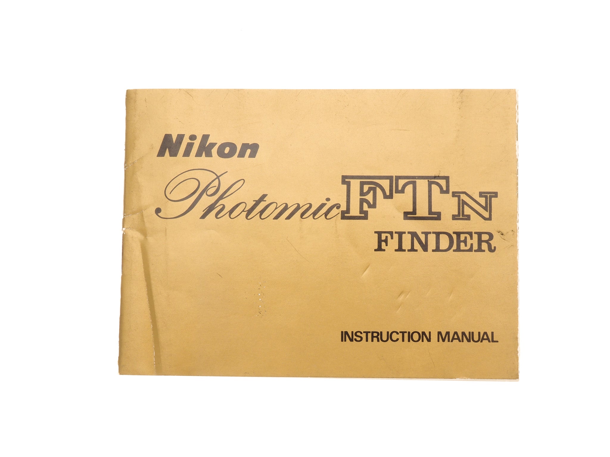 Nikon Photomic FTn Finder Instructions – Kamerastore