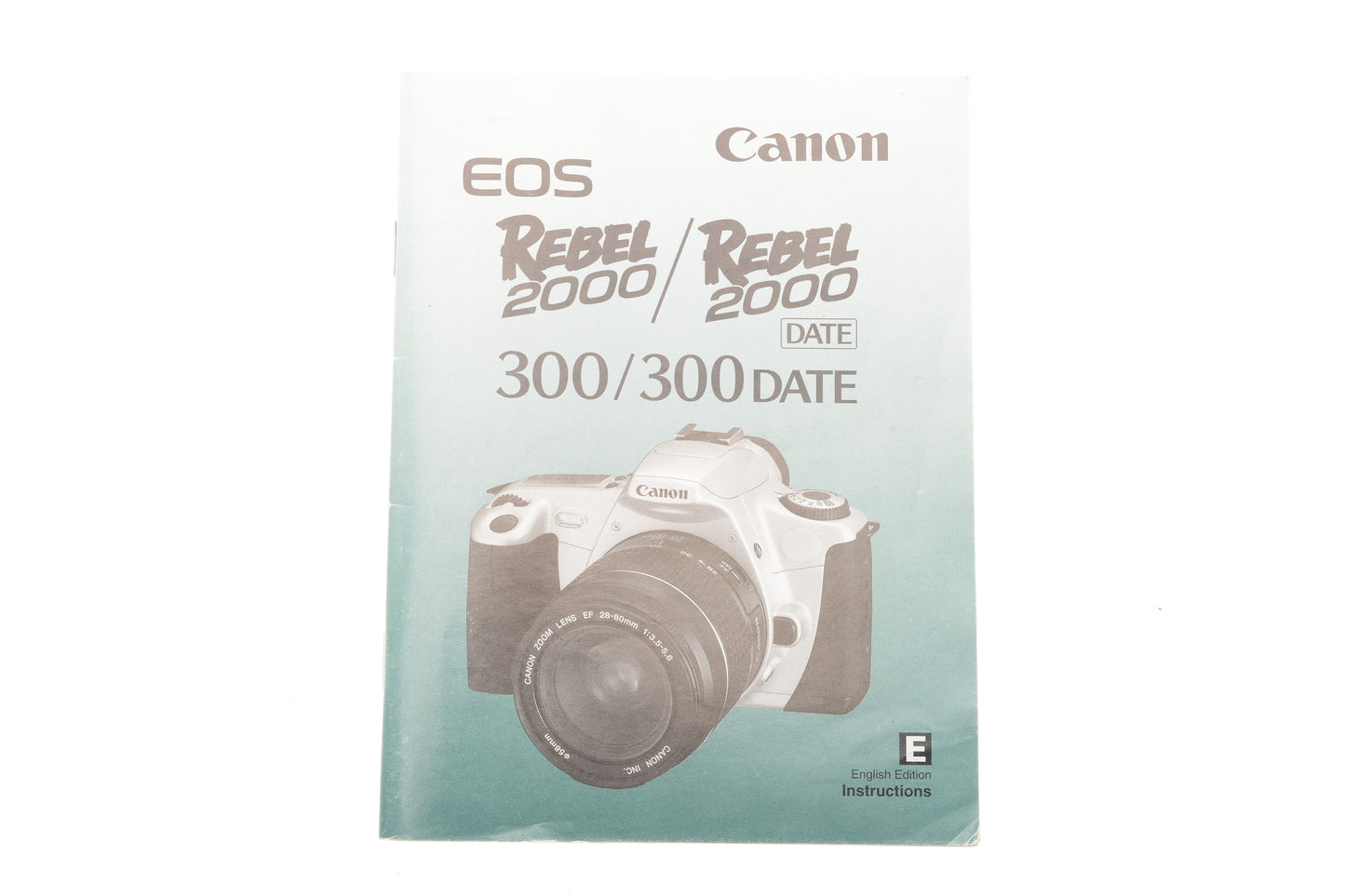 Canon EOS Rebel 2000/300(Date) Instructions