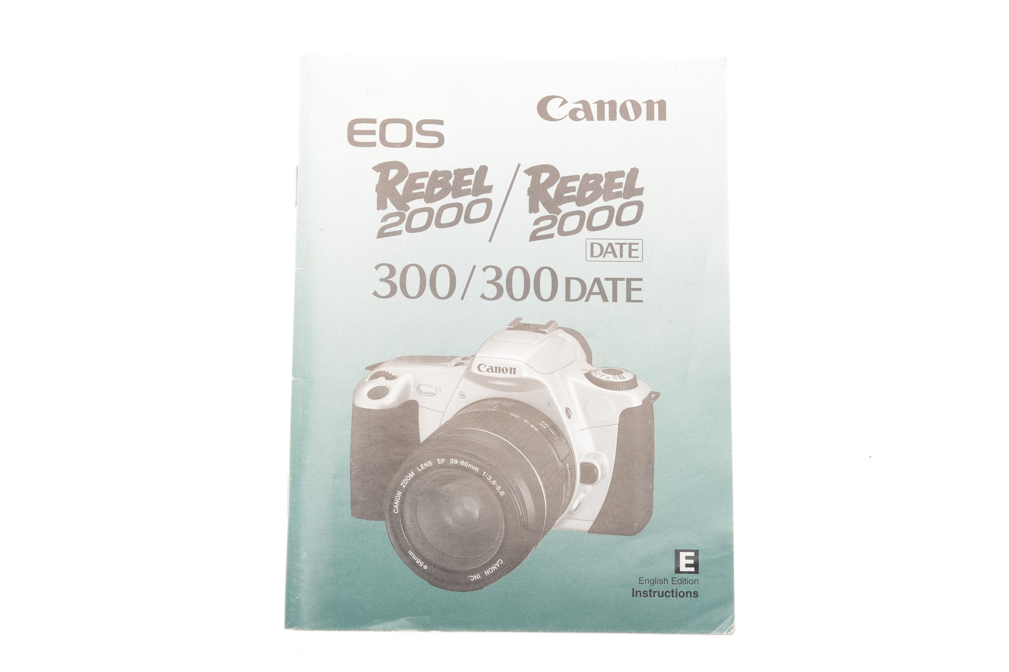 Canon EOS Rebel 2000/300(Date) Instructions