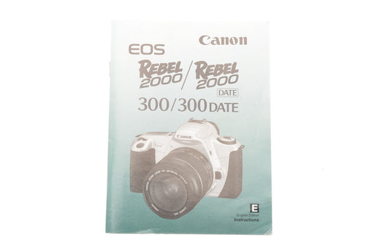 Canon EOS Rebel 2000/300(Date) Instructions