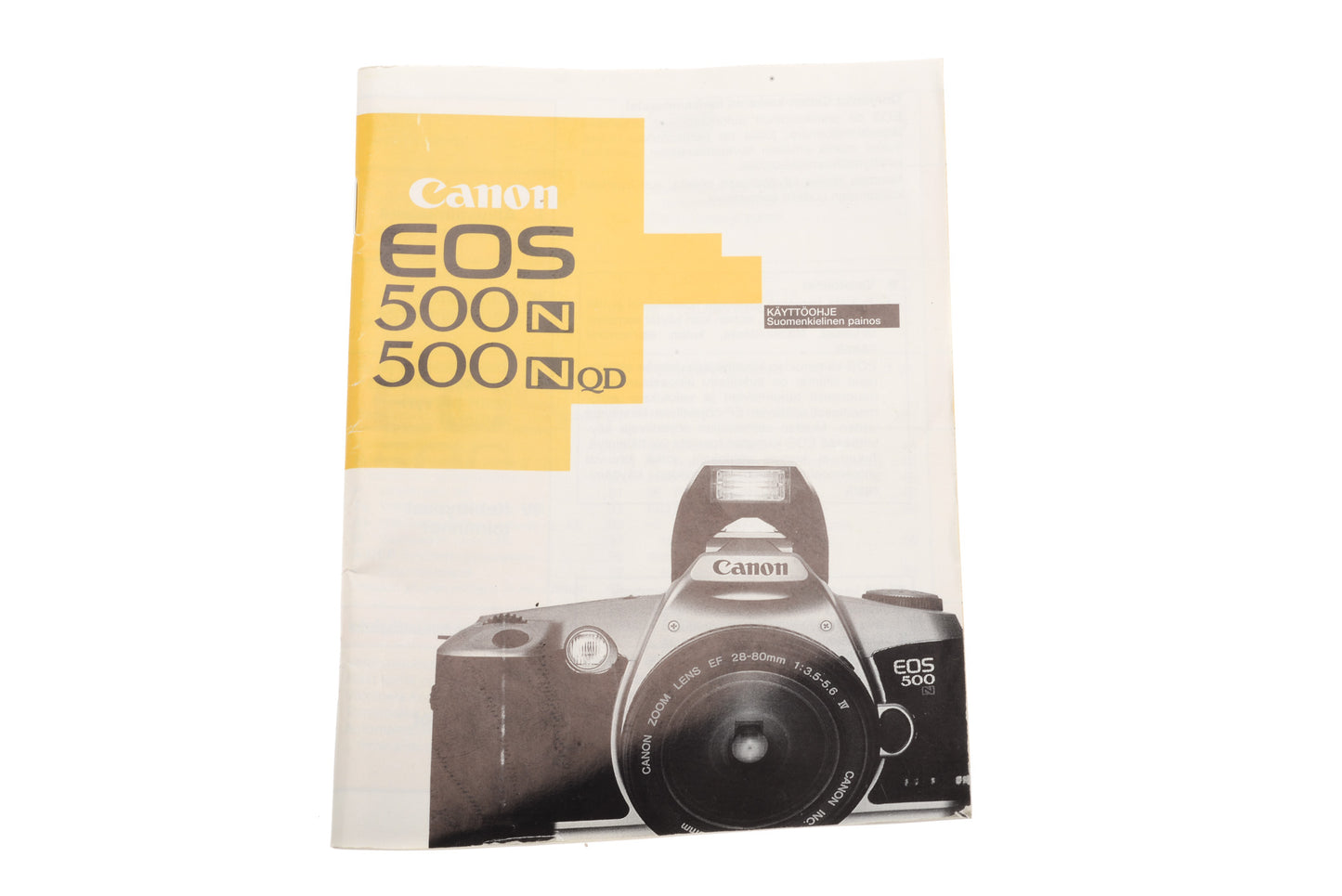 Canon EOS 500N/500NQD Käyttöohje