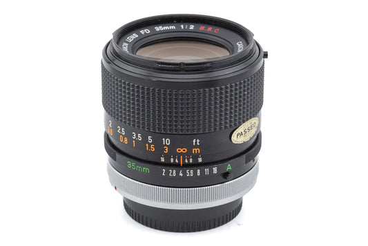 Canon 35mm f2 S.S.C. (Concave) - Lens