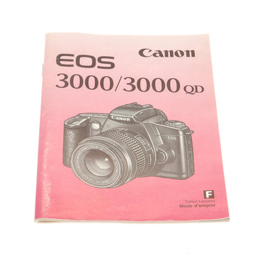 Canon EOS 3000/3000QD Instructions