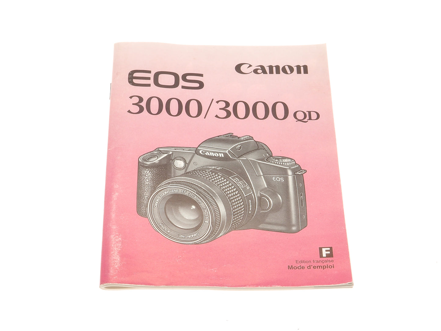 Canon EOS 3000/3000QD Instructions