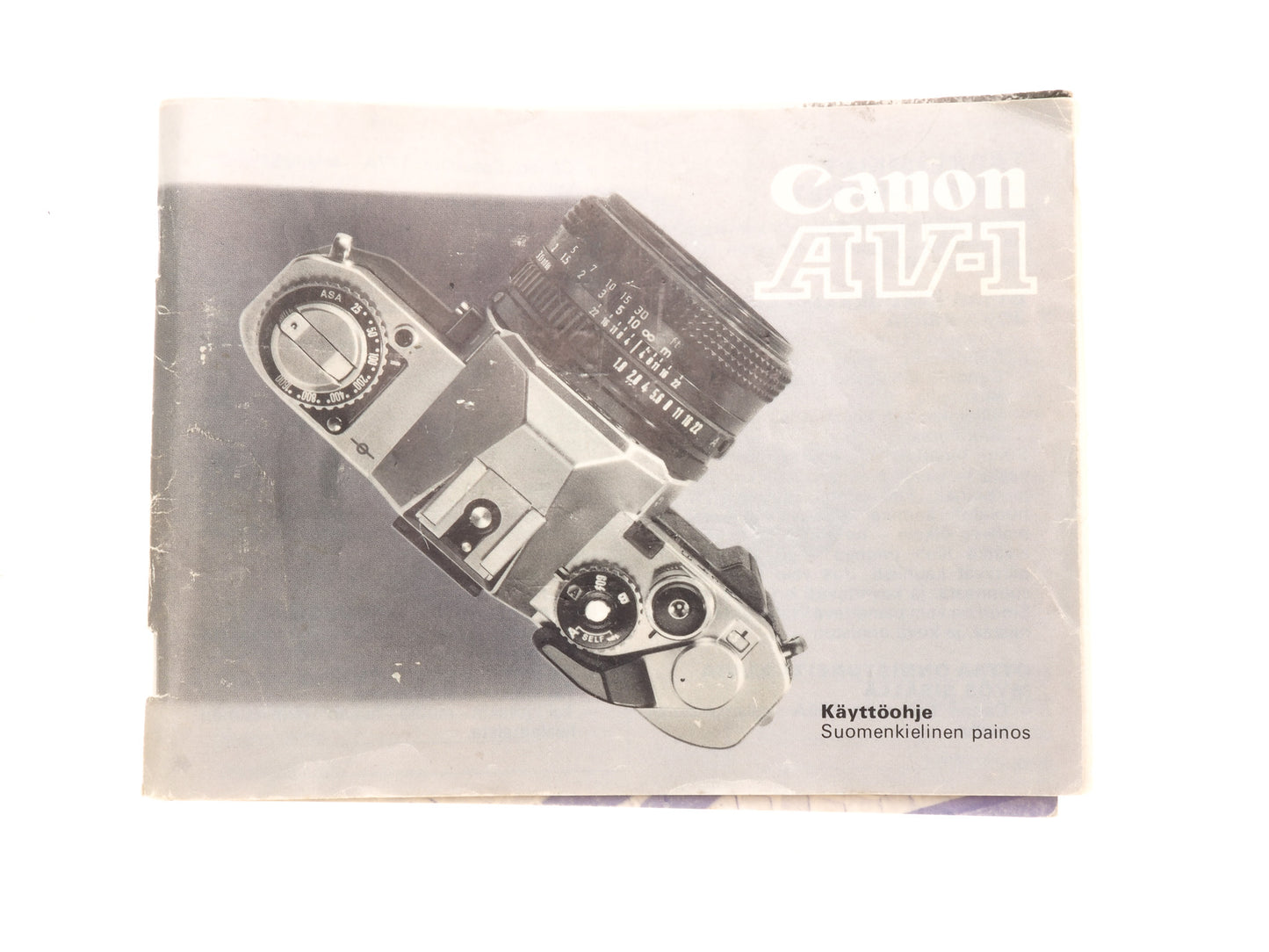 Canon AV-1 Instruction Manual
