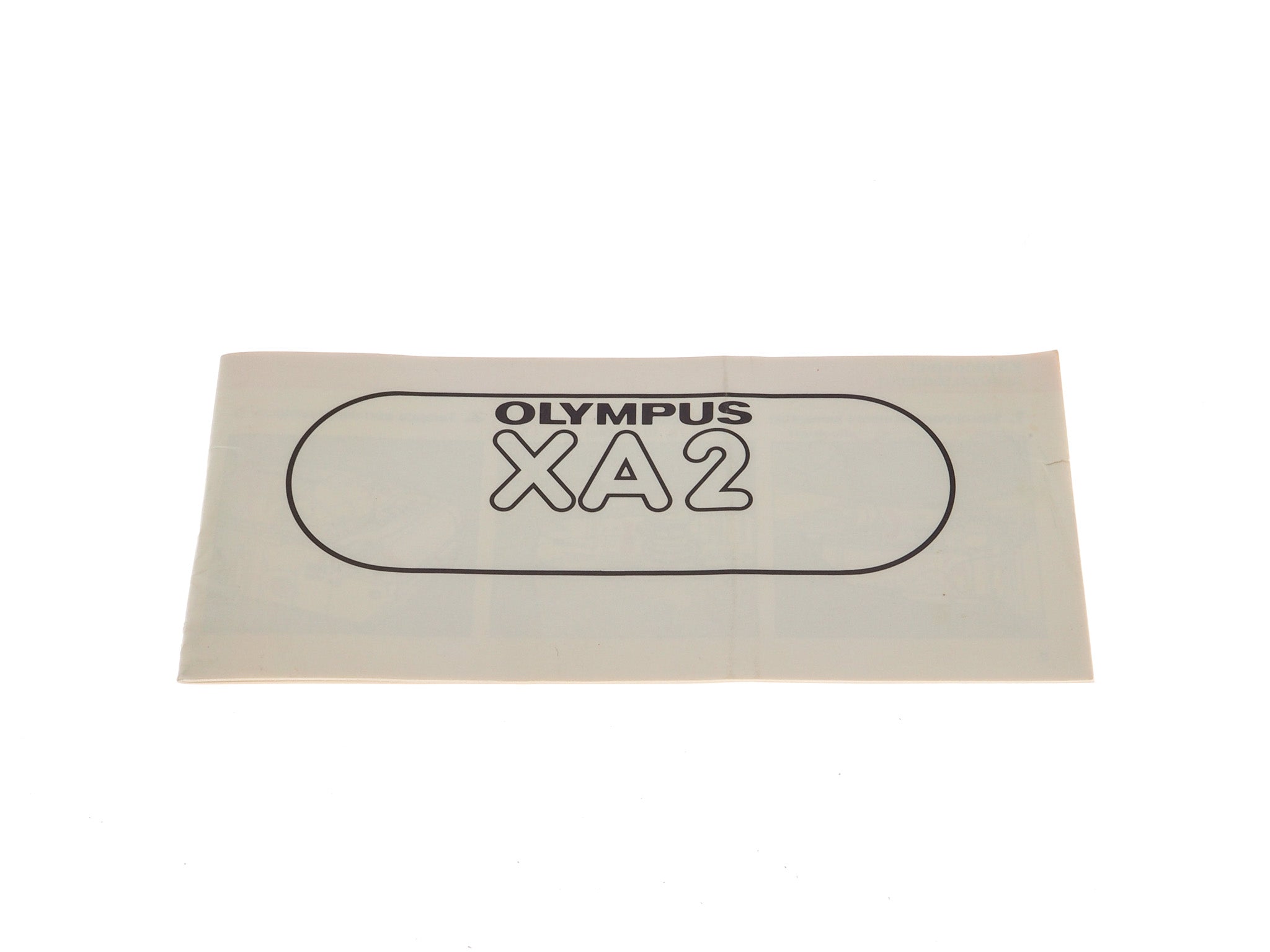 Olympus XA2 Instructions Accessory Kamerastore