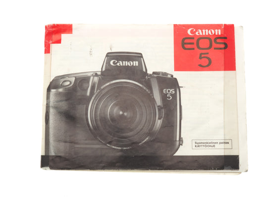 Canon EOS 5 Instructions