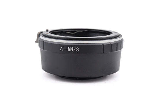 Generic Nikon F - Micro Four Thirds (AI - M4/3) Adapter - Lens Adapter